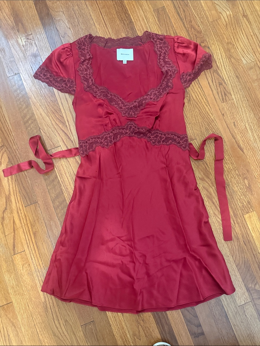Reformation Silk Mini Dress